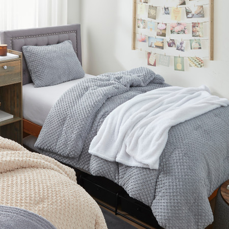 Justa Nother - Coma Inducer® Oversized Twin Comforter - Gray Pebble