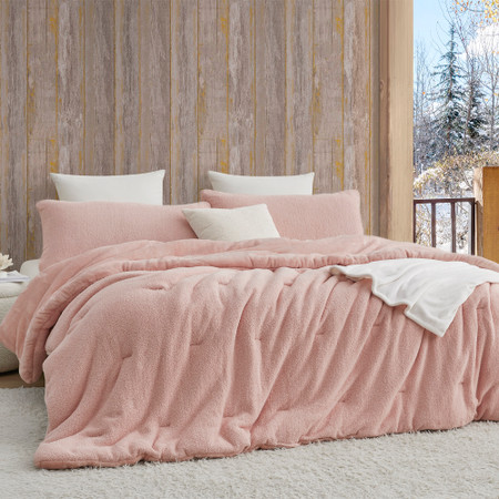 Cardigan Knit - Coma Inducer® Oversized Queen Comforter - Soft Pink