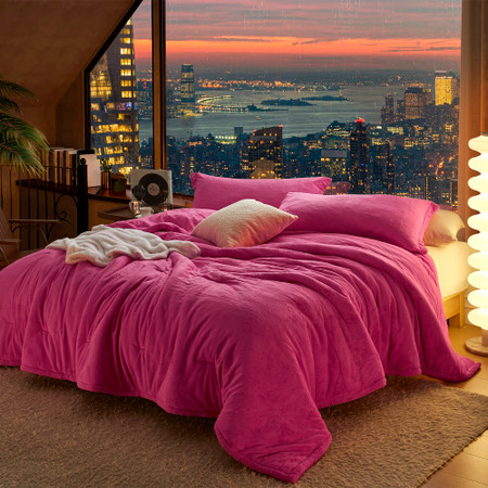 Neon Nights - Coma Inducer® Oversized King Comforter - Neon Pink