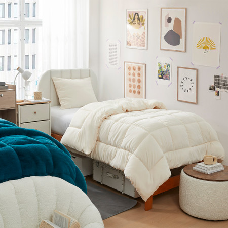 Fabric Fetish - Coma Inducer® Oversized Twin Comforter - Ivory Taupe