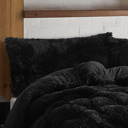 (2) Alaskan Winters - Coma Inducer® Standard Shams - Black