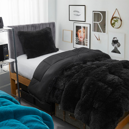 Alaskan Winters - Coma Inducer® Oversized Twin Comforter - Black