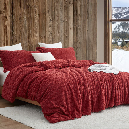 Obsessed - Coma Inducer® Oversized Queen Comforter - Deepest Red