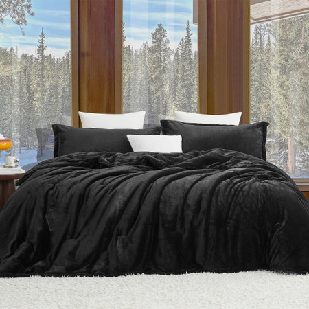 Softer than Soft - Coma Inducer® Oversized King Comforter - Black