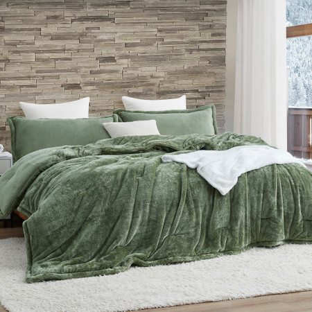 Softer than Soft - Coma Inducer® Oversized Comforter - Double Plush Montana Green