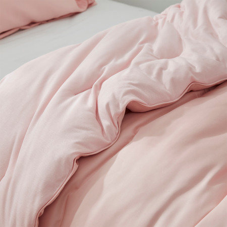 Cold Pandas Knitting - Coma Inducer® Oversized Twin Comforter - Rose Quartz