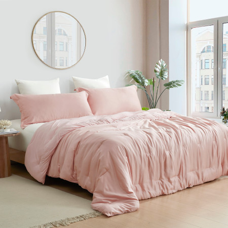 Cold Pandas Knitting - Coma Inducer® Oversized King Comforter - Rose Quartz