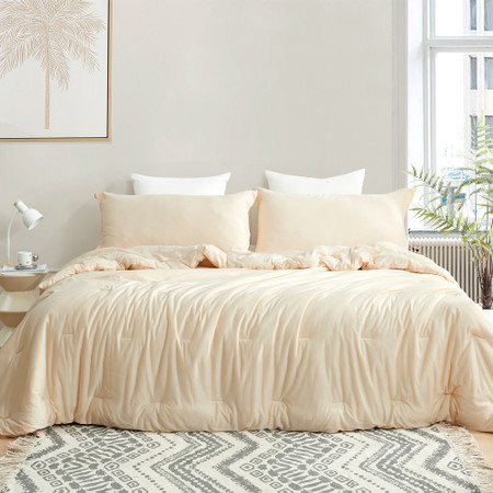 Calm Cool Collection - Coma Inducer® Oversized Queen Comforter - Linen Beige