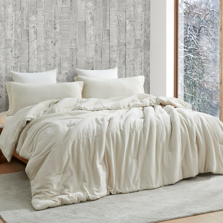 Inside Out Hoodie Sleep - Coma Inducer® Oversized Queen Comforter - Creamy Taupe