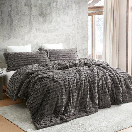 You're Makin Me Plush - Coma Inducer® Oversized King Comforter - Petrified Oak