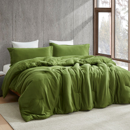 My Favorite Sweatshirt - Coma Inducer® Oversized Queen Comforter - Cedar Green