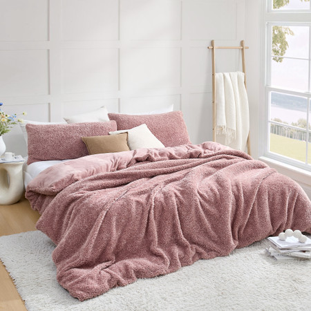 Oh Em Gee - Coma Inducer® Oversized Queen Duvet Cover - Purply Rose