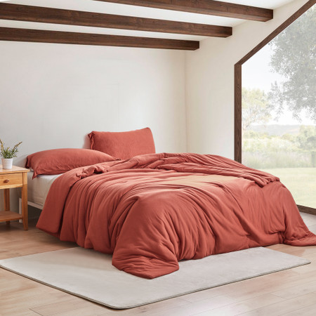 We Be Slubbin - Coma Inducer® Alaskan King Comforter - Rust Red