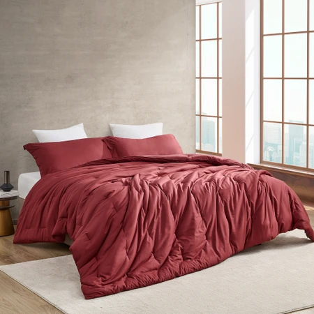 Bamboo Butter - Coma Inducer® Oversized Cooling Comforter - Red Pear