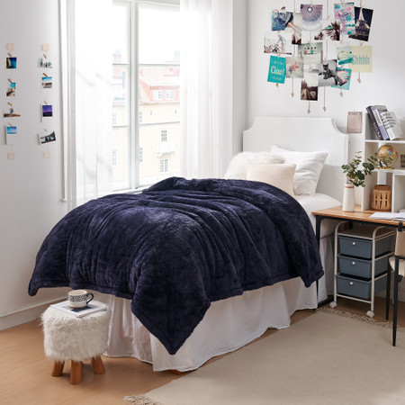 Coma Inducer® Oversized Twin Comforter - The Original Plush - Mood Indigo