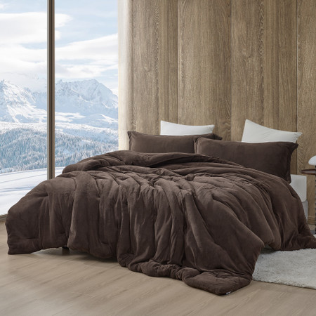 Warmer than Warm - Coma Inducer® Alaskan King Comforter - Hot Fudge