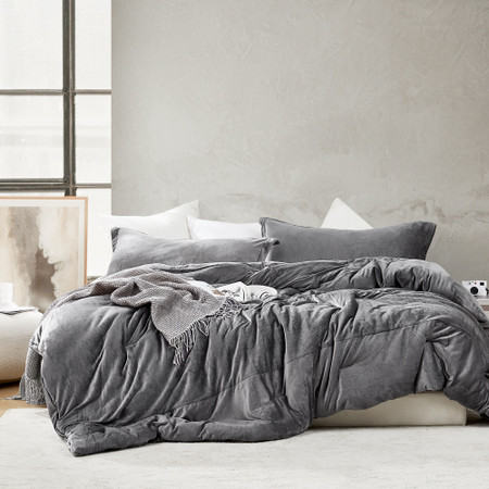 Love Thick® - Desirable Coma Inducer® Alaskan King Comforter Set - Forbidden Gray