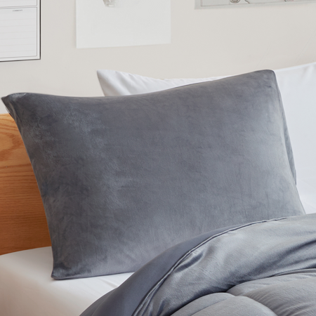 I'm Not a Baby, I Just Sleep Like One - Coma Inducer® Standard Sham - Gunmetal Navy