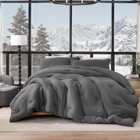 Look At This Thicky® - Coma Inducer® Oversized Queen Comforter - Standard Thicky - Beluga Baby Gray