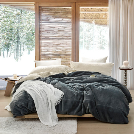 Plumpy Pudgy Portly Chunky Bunny - Coma Inducer® Queen Comforter with Cover - Poppy Seed Birch