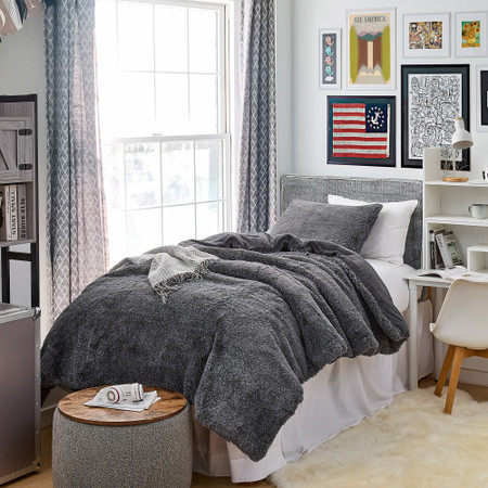 Chunky Bunny Git Cozy - Coma Inducer® Oversized Twin Comforter Set - Black Salt