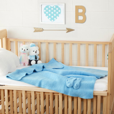 Baby's First - Coma Inducer® Blanket with Socks - Boy Blue
