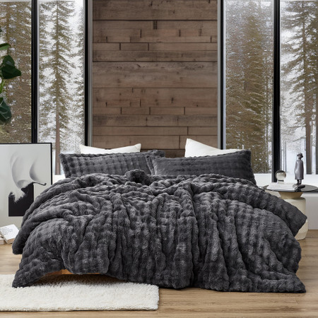 Snowball® Double Chunky Bunny - Coma Inducer® Oversized King Comforter Set - Baby Thunderstorm Gray