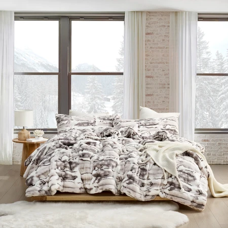 Jelly Rolls Chunky Bunny - Coma Inducer® Oversized Comforter Set - Gray Stream