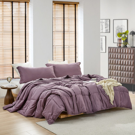 Snorze® Summer Cloud Comforter - Coma Inducer® Ultra Cozy Bamboo - Alaskan King Comforter in Moonscape