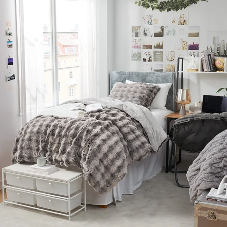 Snowball® Chunky Bunny - Coma Inducer® Oversized Twin Comforter Set - Icy Mocha