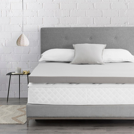 Spoon Me - Coma Inducer - 3" Memory Foam Full XL Bedding Topper - Nighttime Gray