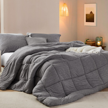 Summertime - Coma Inducer® Alaskan King Comforter - Black & Gray