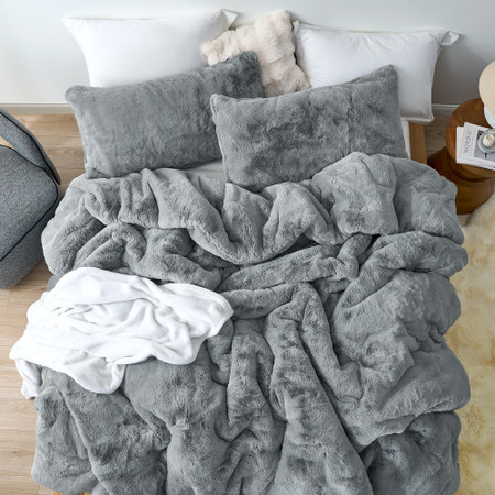Chunkiest Chunky Bunny® - Coma Inducer® Oversized Queen Comforter Set - Lush Gray