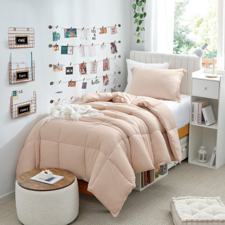 In The Thick of It - Coma Inducer® Oversized Twin Comforter Set - Moonlight Taupe