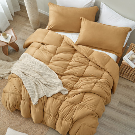 In The Thick of It - Coma Inducer® Oversized King Plush Comforter Set - Apple Cinnamon