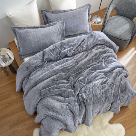 I Am Bed Serious - Coma Inducer® Alaskan King Comforter Set - Dark Gray Frosted