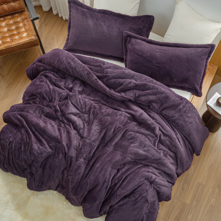 I Am Bed Serious - Coma Inducer® Oversized Comforter Set - Nightshade Purple