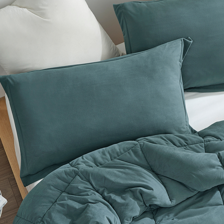 If My Bed Was a Hippo - Coma Inducer® Standard Sham - Tanzania Teal
