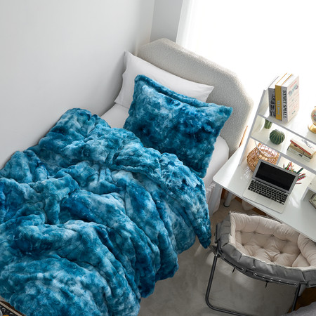 Snowball® Frosty - Coma Inducer® Twin XL Comforter Set - Dark Teal