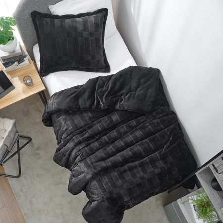 Better Than Anesthesia 2X - Coma Inducer® Oversized Twin Comforter Set - Black Robe