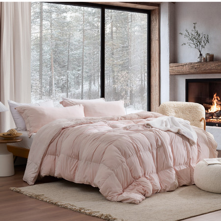 Dupe of Down - Coma Inducer® Oversized Comforter Set - Sunrise Pink