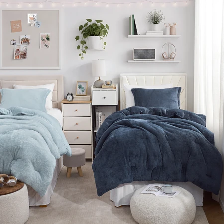 Dam Bae, She Thick® - Coma Inducer® Twin XL Comforter Set - Scenic Navy