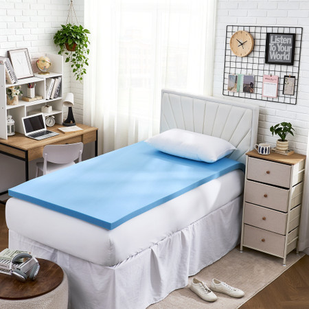 2" Gel-Infused Memory Foam Twin XL Bed Topper