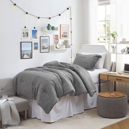 Mountain of Shoulder - Coma Inducer® Twin XL Comforter Set - Rooted Gray