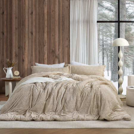 Mountain of Shoulder - Coma Inducer® Oversized King Comforter Set - White Gold