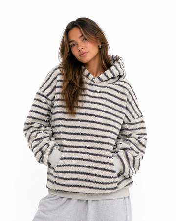 Coma Hoodie™ - Looks Soft - Earth Stripe