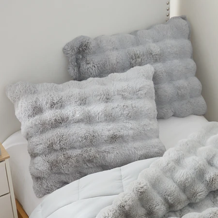 Snowball® Chunky Bunny® Bare Bottom® - Coma Inducer® Standard Sham (2-Pack) - Gray Dusk