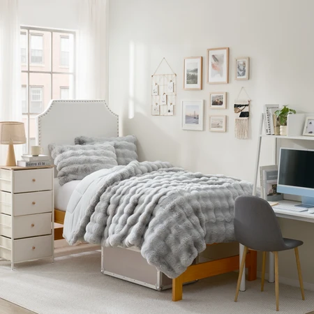 Snowball® Chunky Bunny® Bare Bottom® - Coma Inducer® Twin XL Comforter - Gray Dusk