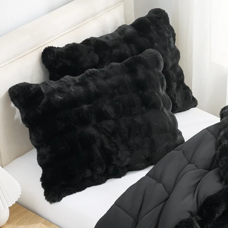 Snowball® Chunky Bunny® Bare Bottom® - Coma Inducer® Standard Sham (2-Pack) - Almost Black