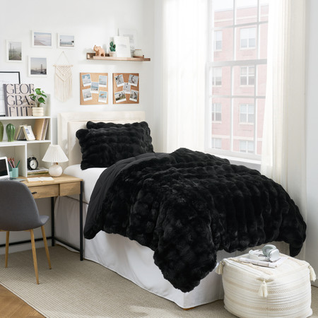 Snowball® Chunky Bunny® Bare Bottom® - Coma Inducer® Twin XL Comforter - Almost Black